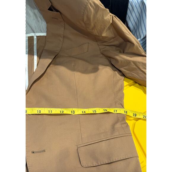 NWOT Hugo Boss Tan Hartlay 2 Stretch Slim Fit Cotton Jacket Brown Tan $645 - Picture 16 of 16